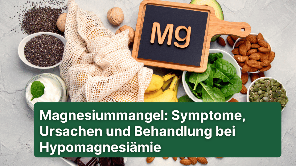 Magnesiummangel: Symptome, Ursachen und Behandlung bei Hypomagnesiämie