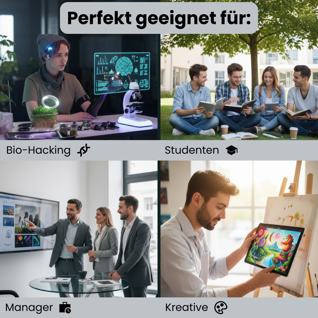 Lithium Orotat von Doktor Health – ideal für Biohacking, Studenten, Manager und Kreative zur mentalen Balance, Konzentration und emotionalen Stabilität.