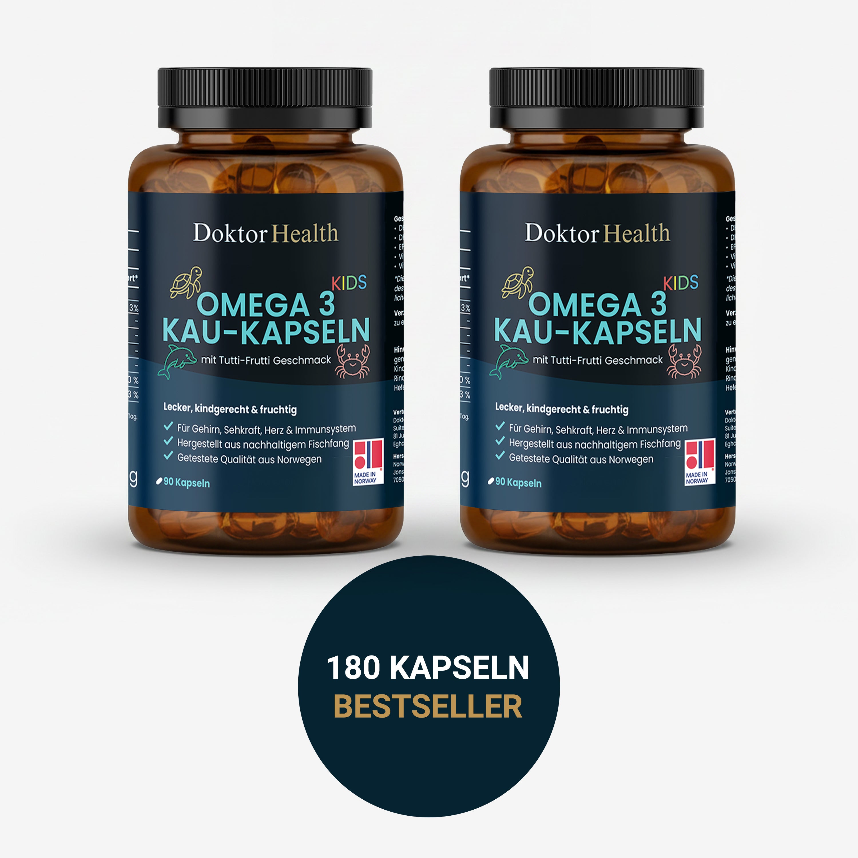 Omega 3 - Kau-Kapsel für Kinder