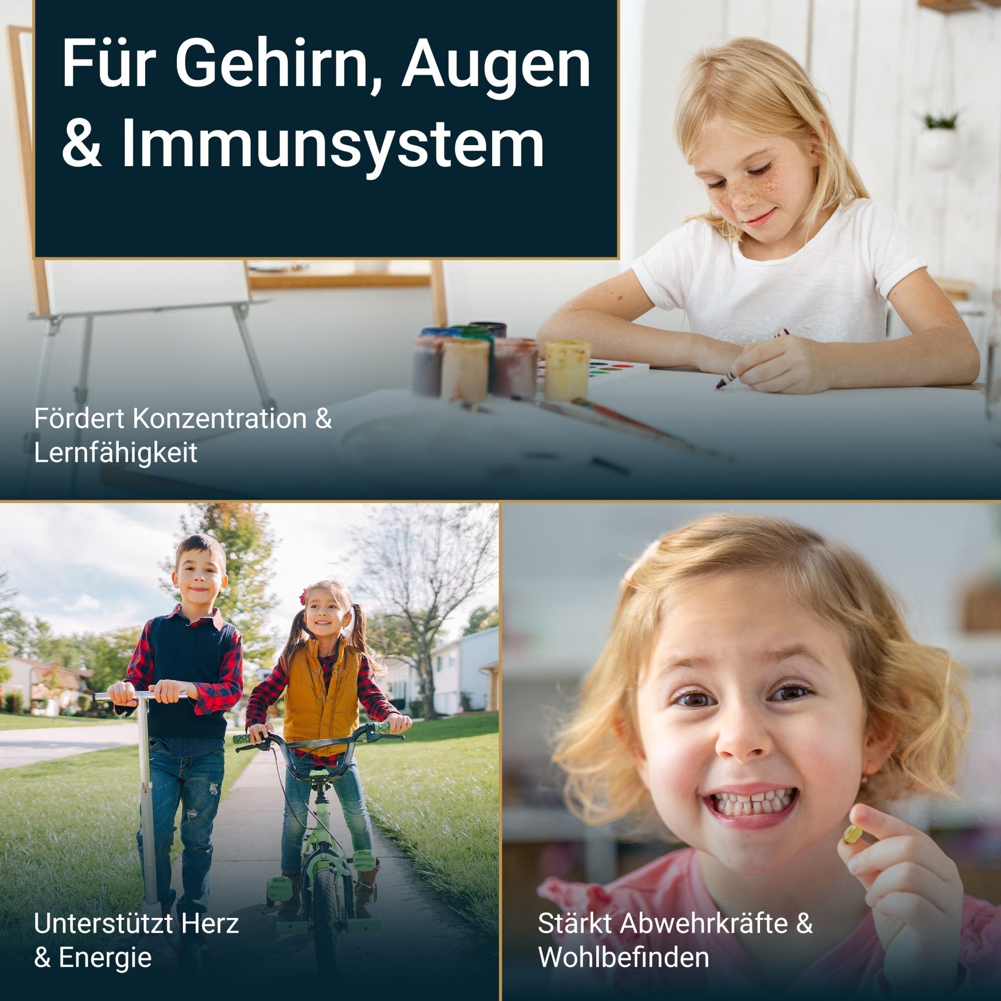 Omega 3 - Kau - Kapsel für Kinder - Doktor Health
