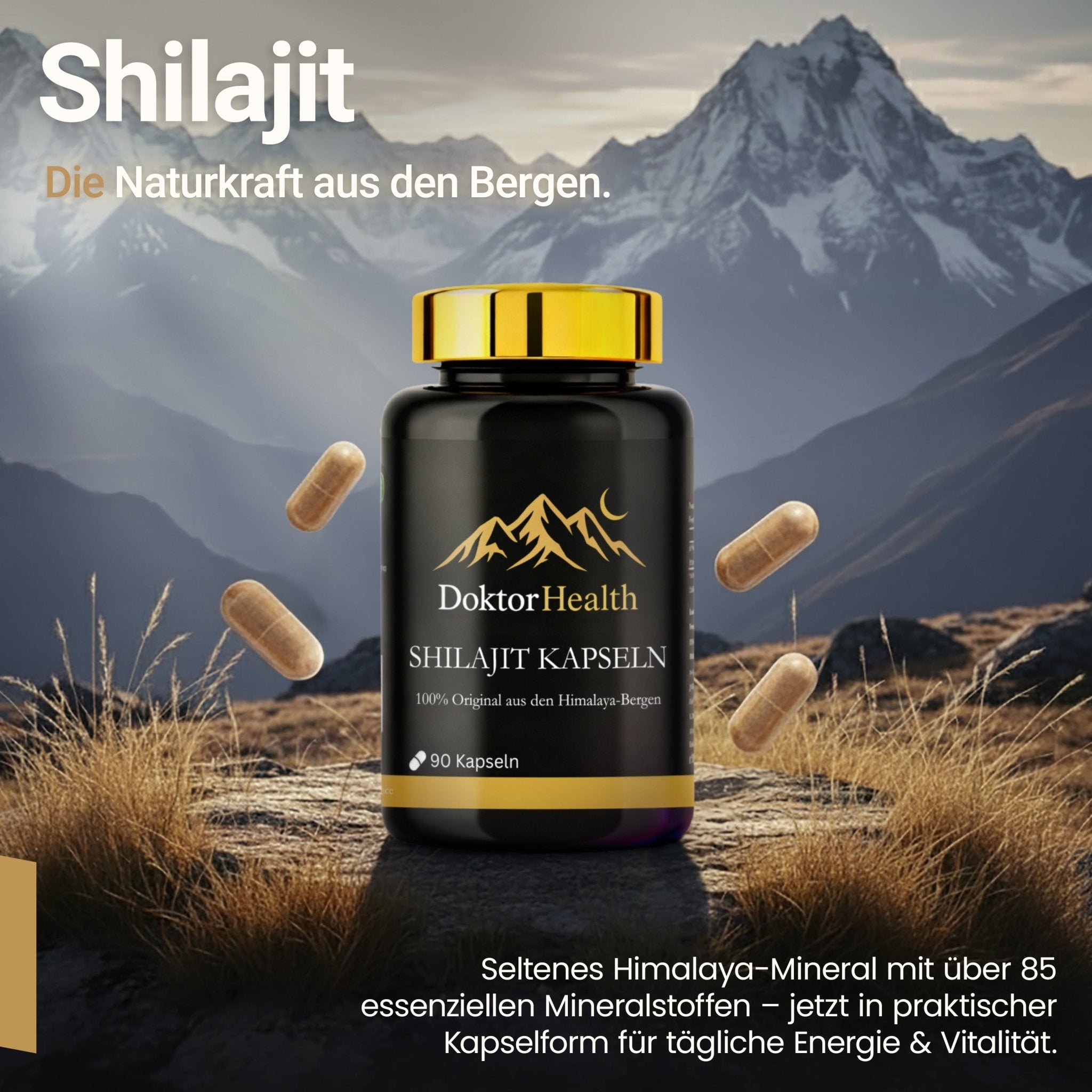 Premium Himalaya Shilajit Kapseln - Doktor Health