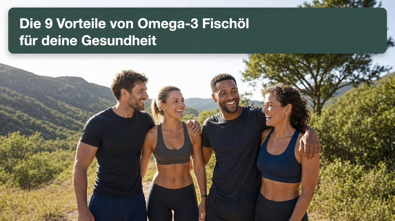 Die 9 Vorteile von Omega-3 Fischöl für deine Gesundheit